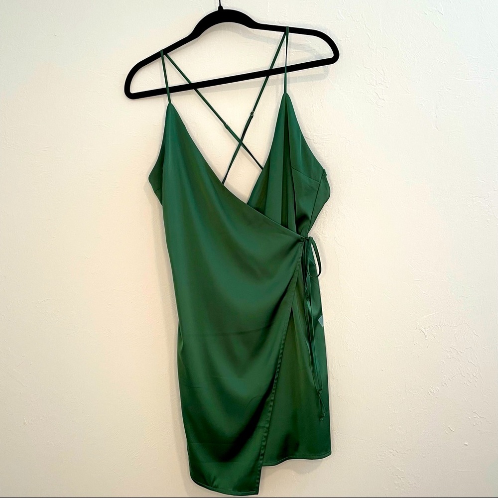 Silk Wrap Dress